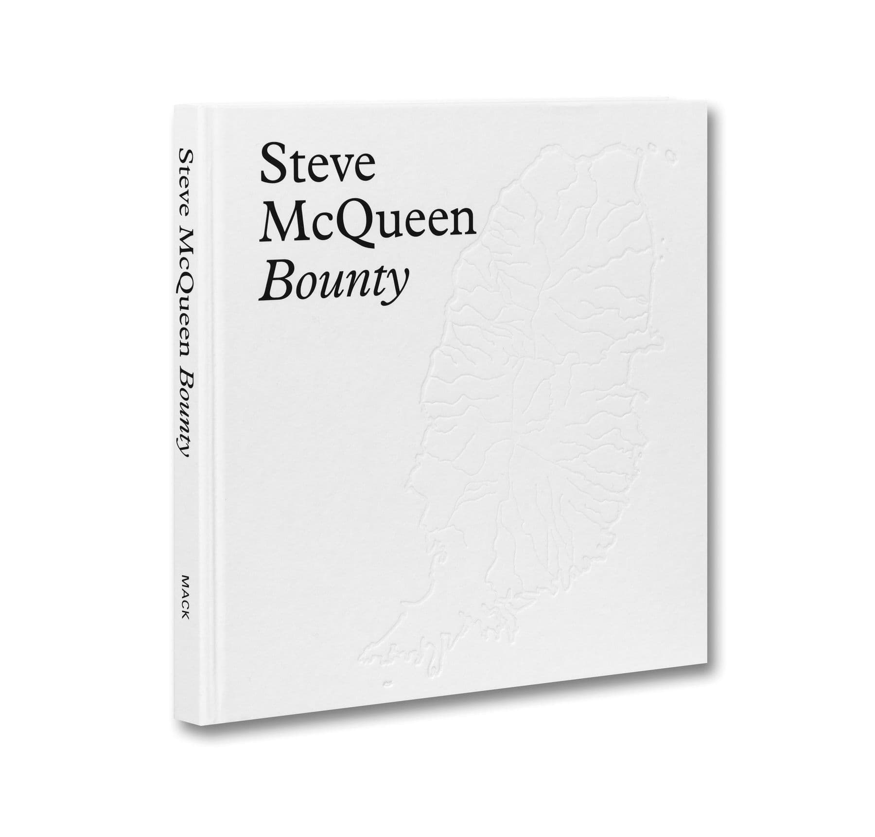 Bounty by Steve McQueen — debossed hardcover with topographic imprint of Grenada, published by MACK
