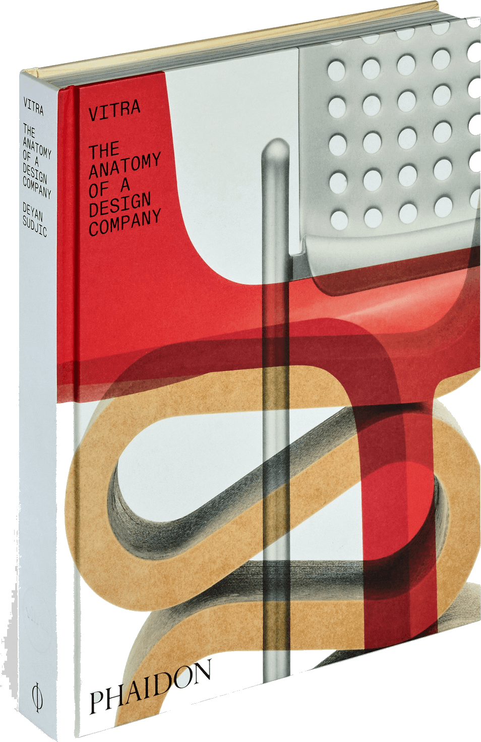 Cover of Vitra: The Anatomy of a Design Company by Deyan Sudjic, published by Phaidon Press, 2025